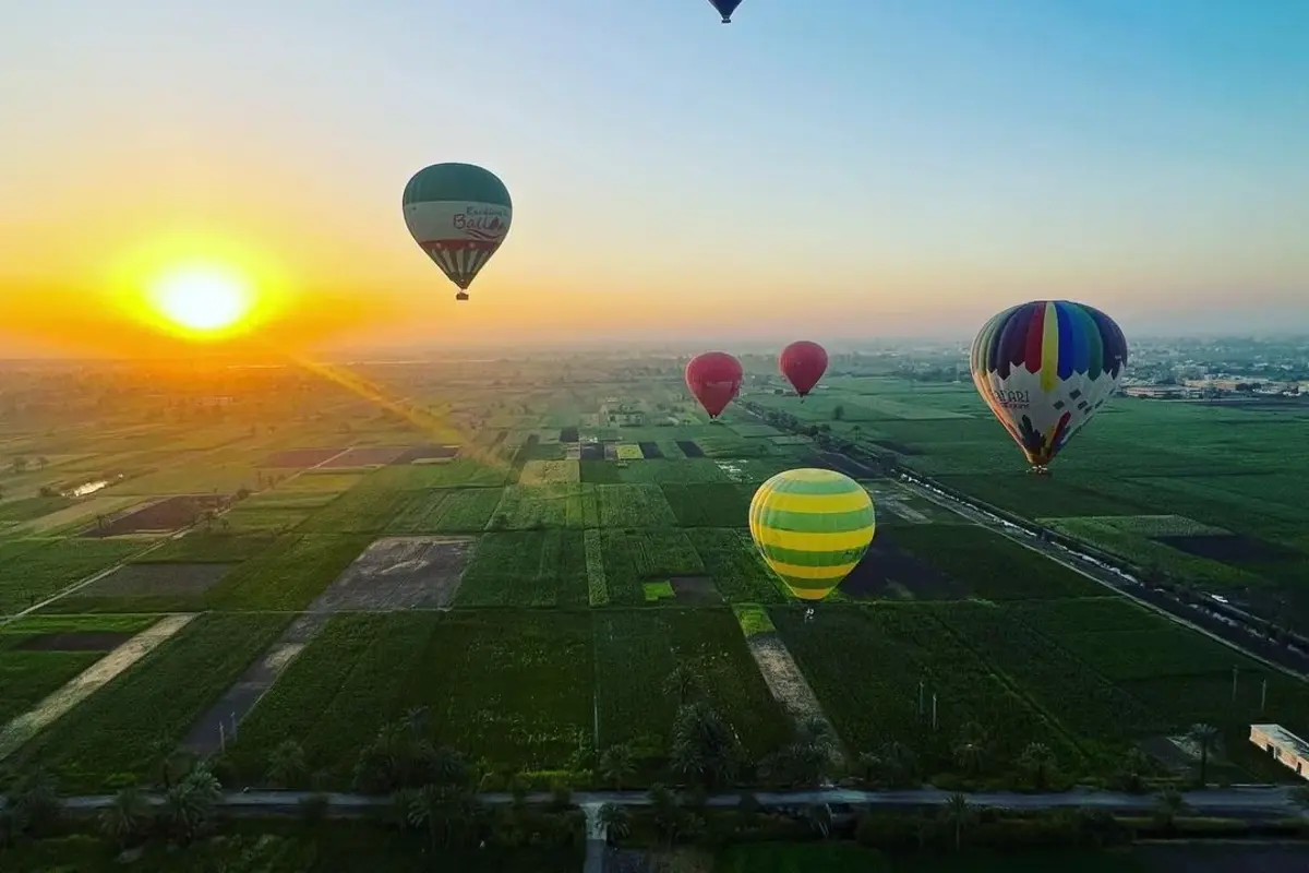 Hot Air Balloon Ride Over Luxor