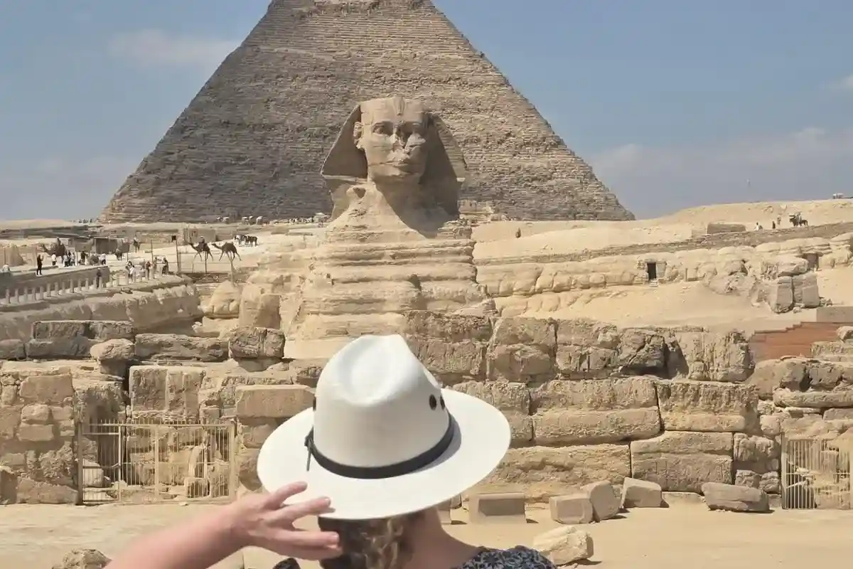 Charm el-Cheikh : Pyramides de Gizeh et Musée égyptien vus du ciel