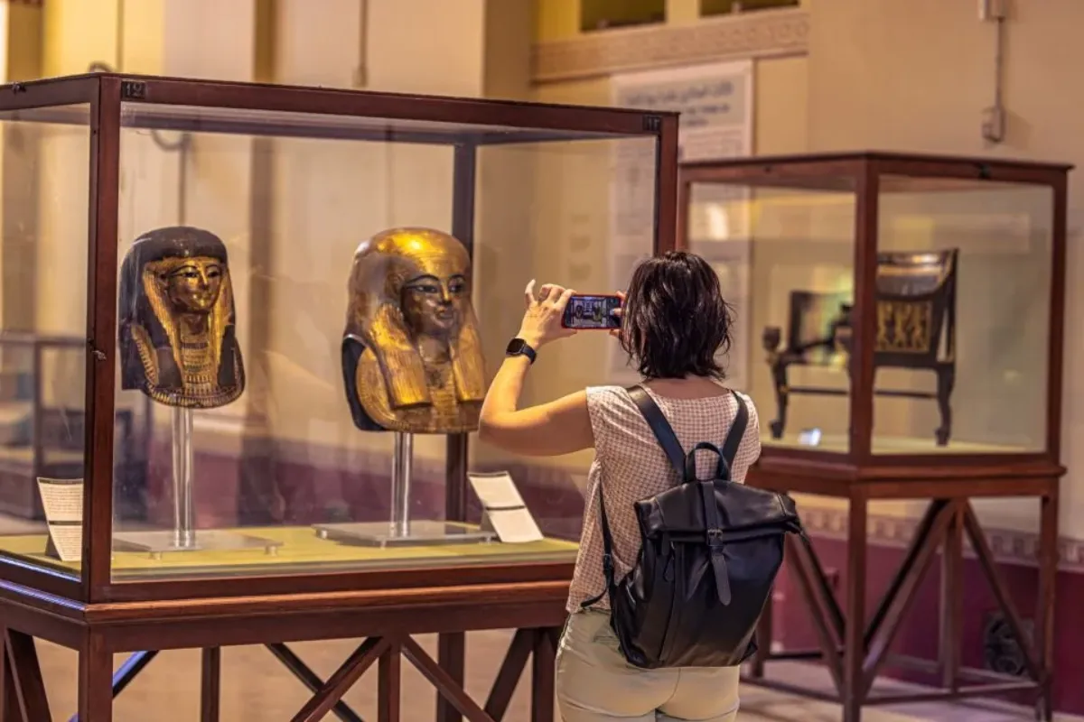 Charm el-Cheikh : Pyramides de Gizeh et Musée égyptien vus du ciel