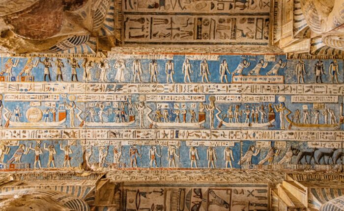 beautiful interior temple dendera temple hathor egypt dendera ancient egyptian temple near city ken 556412 433