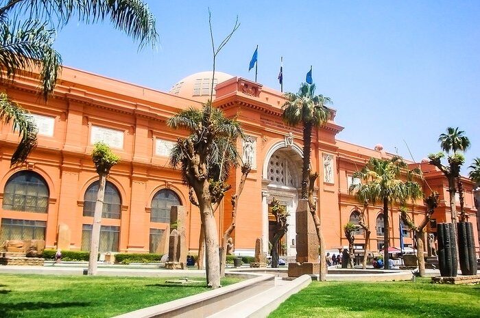 egypt cairo egyptian museum exterior